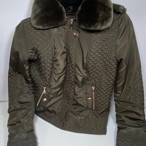 New. Black Rivet Women’s Length Hooded Jacket